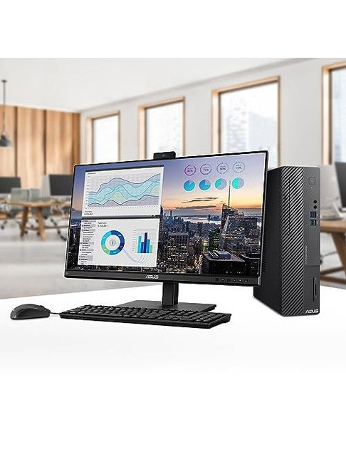 ASUS ExpertCenter D5 Small Form Factor Desktop PC, Intel Core i7-13700, 16GB DDR4 RAM, 1TB PCIe SSD, Windows 11 Pro, Black, D500SE-AH704