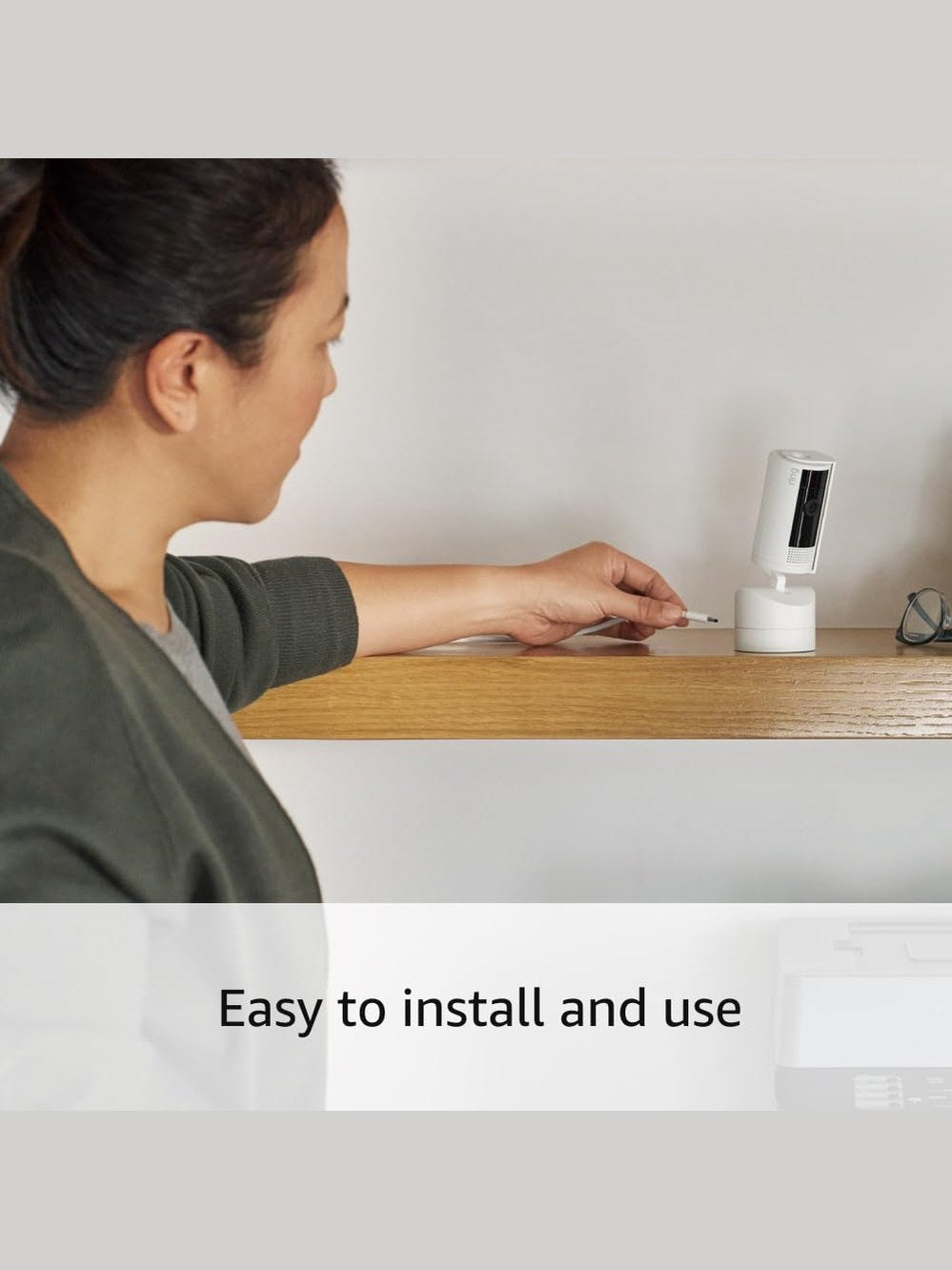 Ring Pan-Tilt Indoor Cam | See all around with 360° pan coverage, HD video, plus Two-Way Talk (2024 release) | 2-Pack, White