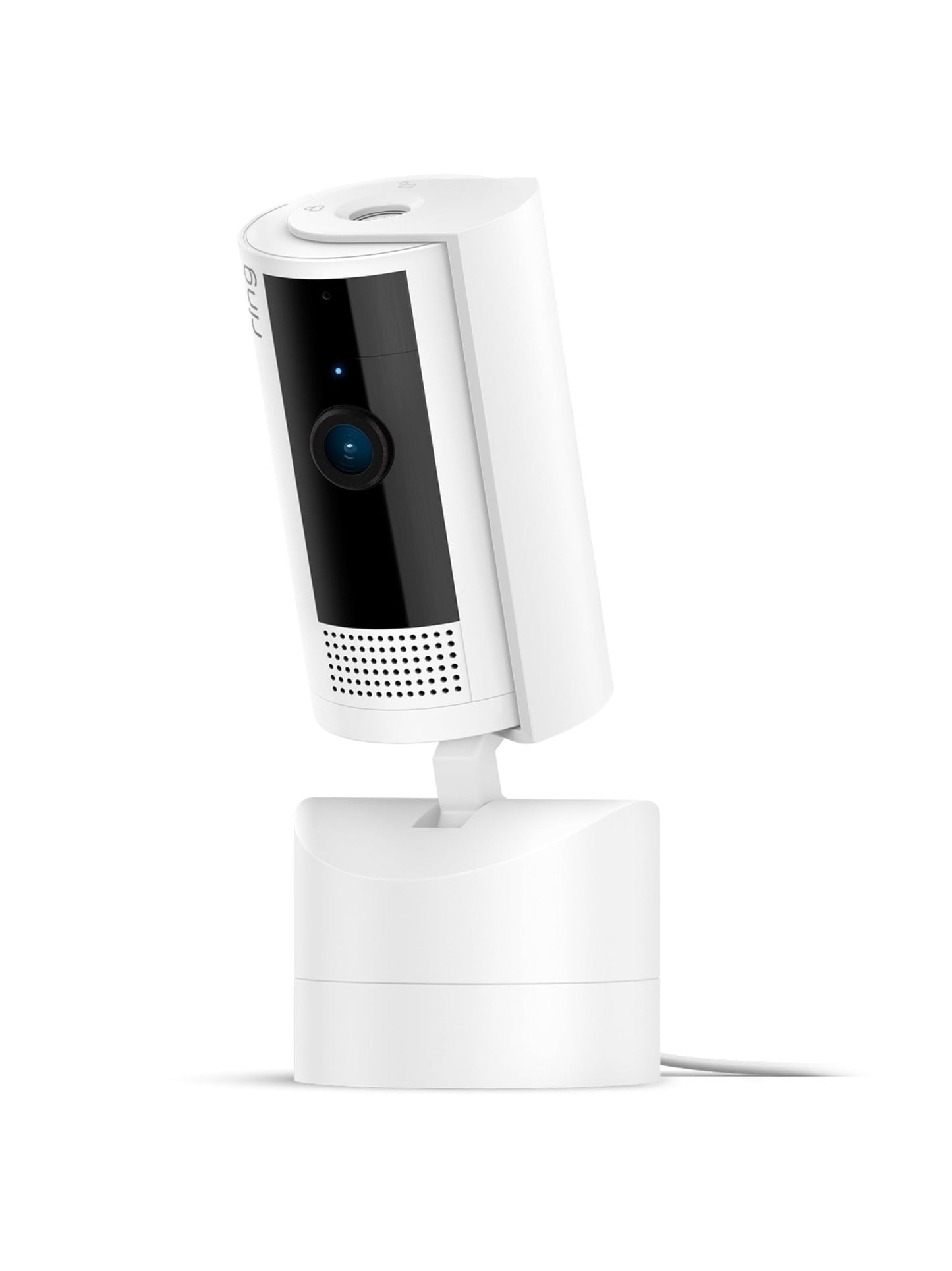 Ring Pan-Tilt Indoor Cam | See all around with 360° pan coverage, HD video, plus Two-Way Talk (2024 release) | White