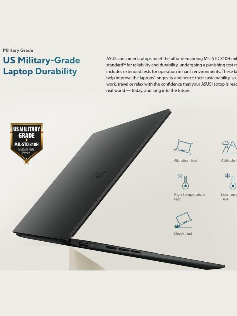 Asus ZenBook 14 OLED Q415 Business Laptop (14" FHD+ Touchscreen, 14-Core Ultra 5 125H (> i7-1360P), 8GB DDR5 RAM, 1TB SSD) AI PC, 15-Hr Long Battery Life, FHD Webcam, Win 11 Home w/AI Copilot