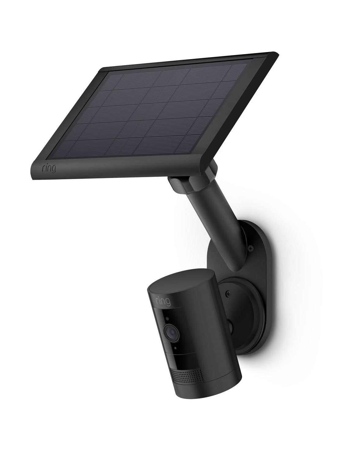 Ring Wall Mount for Cameras and Solar Panels, Black