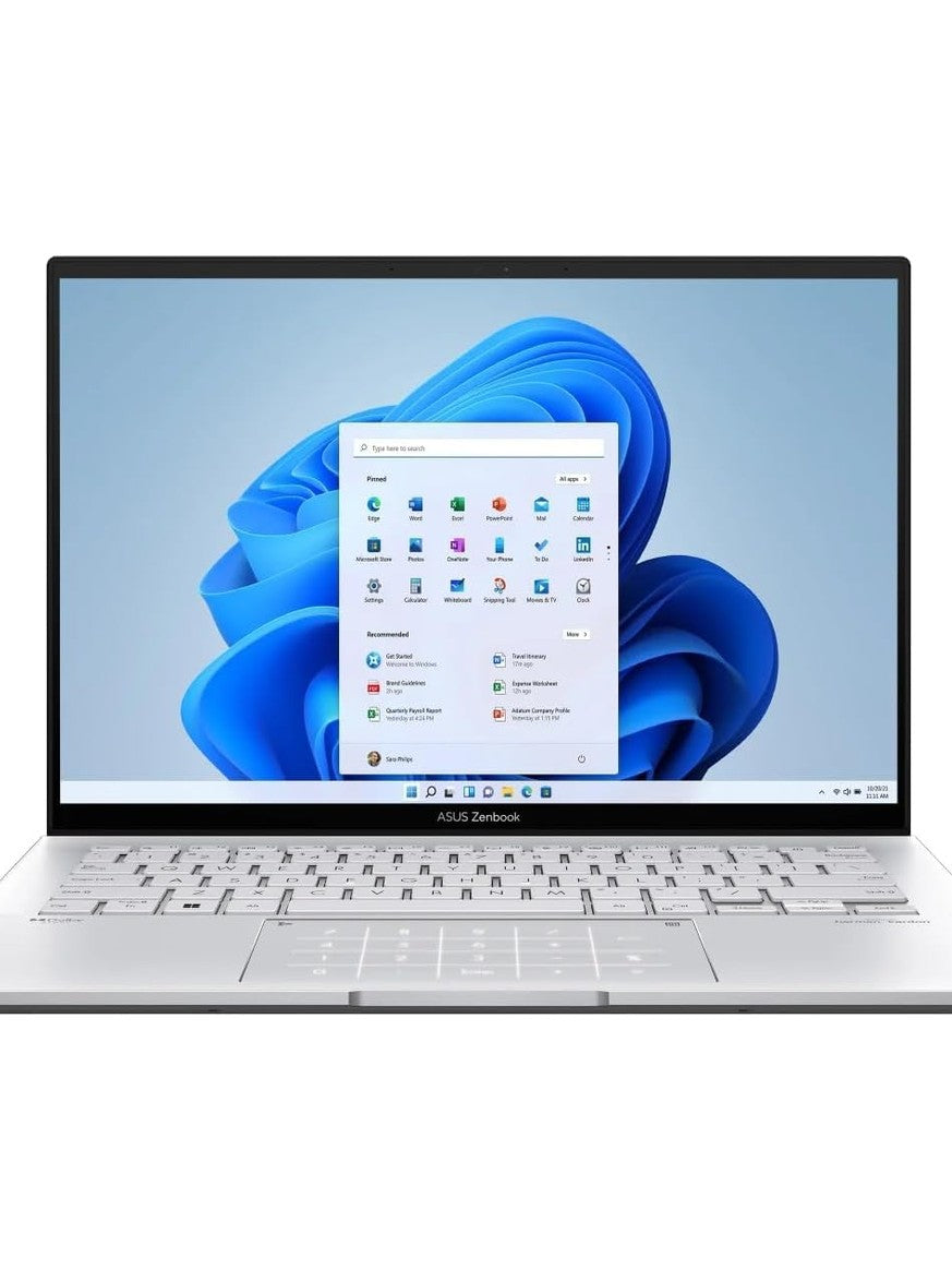 ASUS Zenbook 14 OLED Business Laptop 14" 2.8K 2880x1800 Lumina OLED Touch (500nits, 100% DCI-P3) Intel 14-core i9-13900H 16GB RAM 2TB SSD Fingerprint Backlit Thunderbolt Harman/kardon Win11 w/ICP Hub