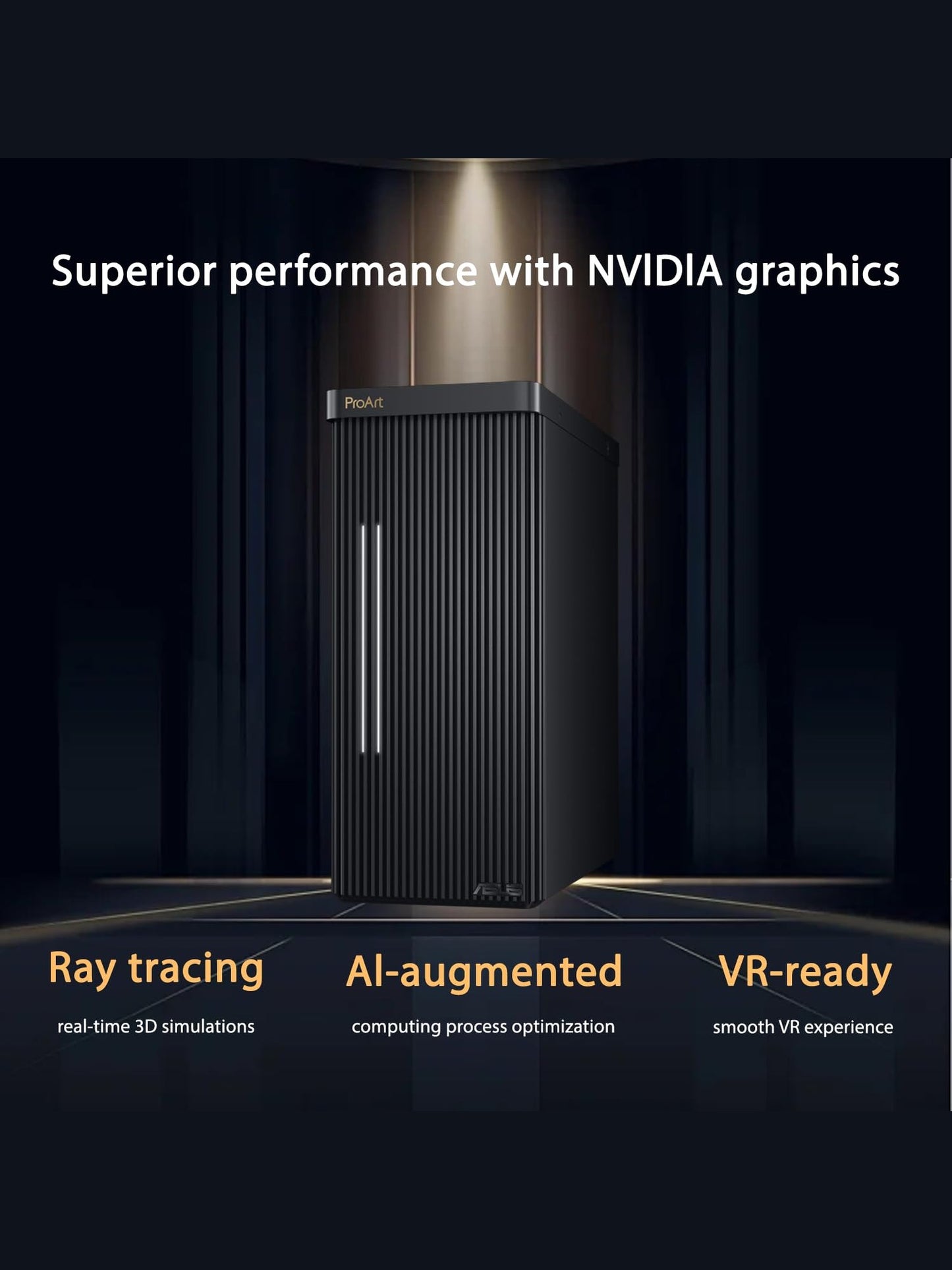 ASUS ProArt Station PD500TE High-Performance Desktop, Intel i7-13700, GeForce RTX 4070, Multizone Cooling, 64GB RAM, 2TB SSD, for Designing, 3D Modeling, with Thunderobot ML101 Wireless Mouse Bundle