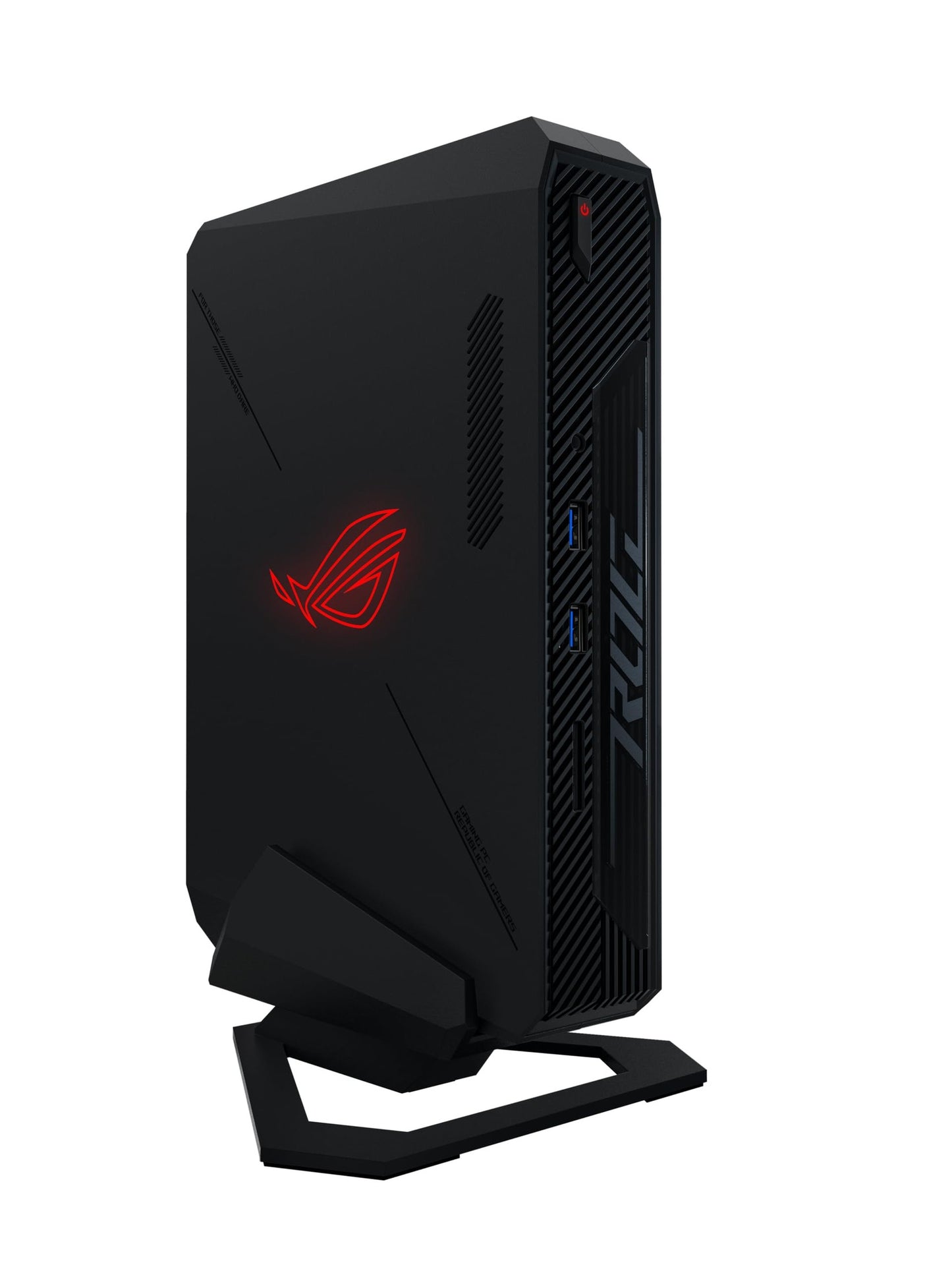 ROG NUC 760 Full System Mini PC with Intel 14th Gen Core Ultra 7 155H, NVIDIA GeForce RTX 4060 Graphics, 16GB DDR5 RAM, 1TB PCIe G4x4 NVMe SSD, Win 11, ARGB Lighting, with Vertical Stand Included