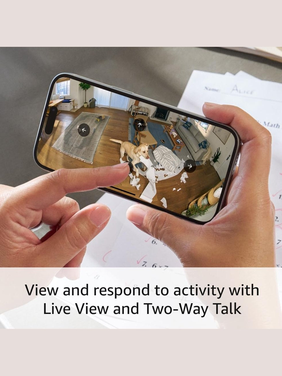 Ring Pan-Tilt Indoor Cam | See all around with 360° pan coverage, HD video, plus Two-Way Talk (2024 release) | White