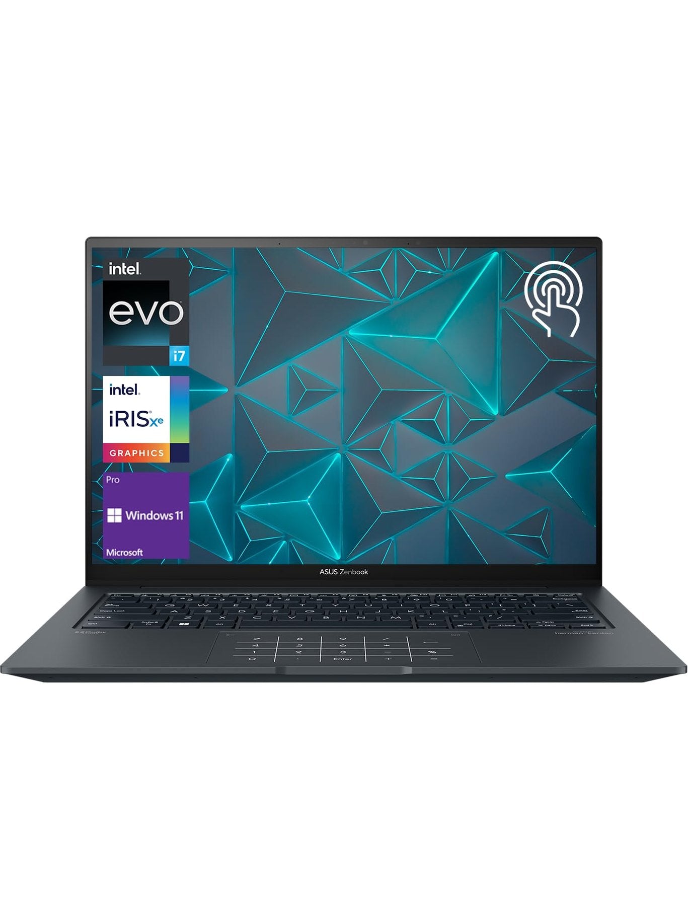 ASUS Zenbook 14X OLED Laptop, 14.5" WQXGA Touchscreen, 13th Gen Intel Core i7-13700H, 16GB RAM, 1TB PCIe SSD, Webcam, Thunderbolts, HDMI, Wi-Fi 6, Windows 11 Pro, Gray