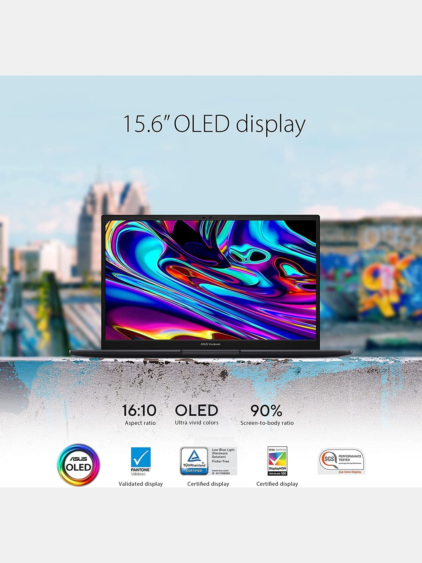 ASUS Vivobook S 15 2023 Laptop 15.6" FHD OLED 14-Core 12th Intel Core i7-12700H 32GB DDR4 1TB SSD Iris Xe Graphics Thunderbolt 4 Wi-Fi 6E Backlit Keyboard Fingerprint Windows 11 Pro w/ONT 32GB USB