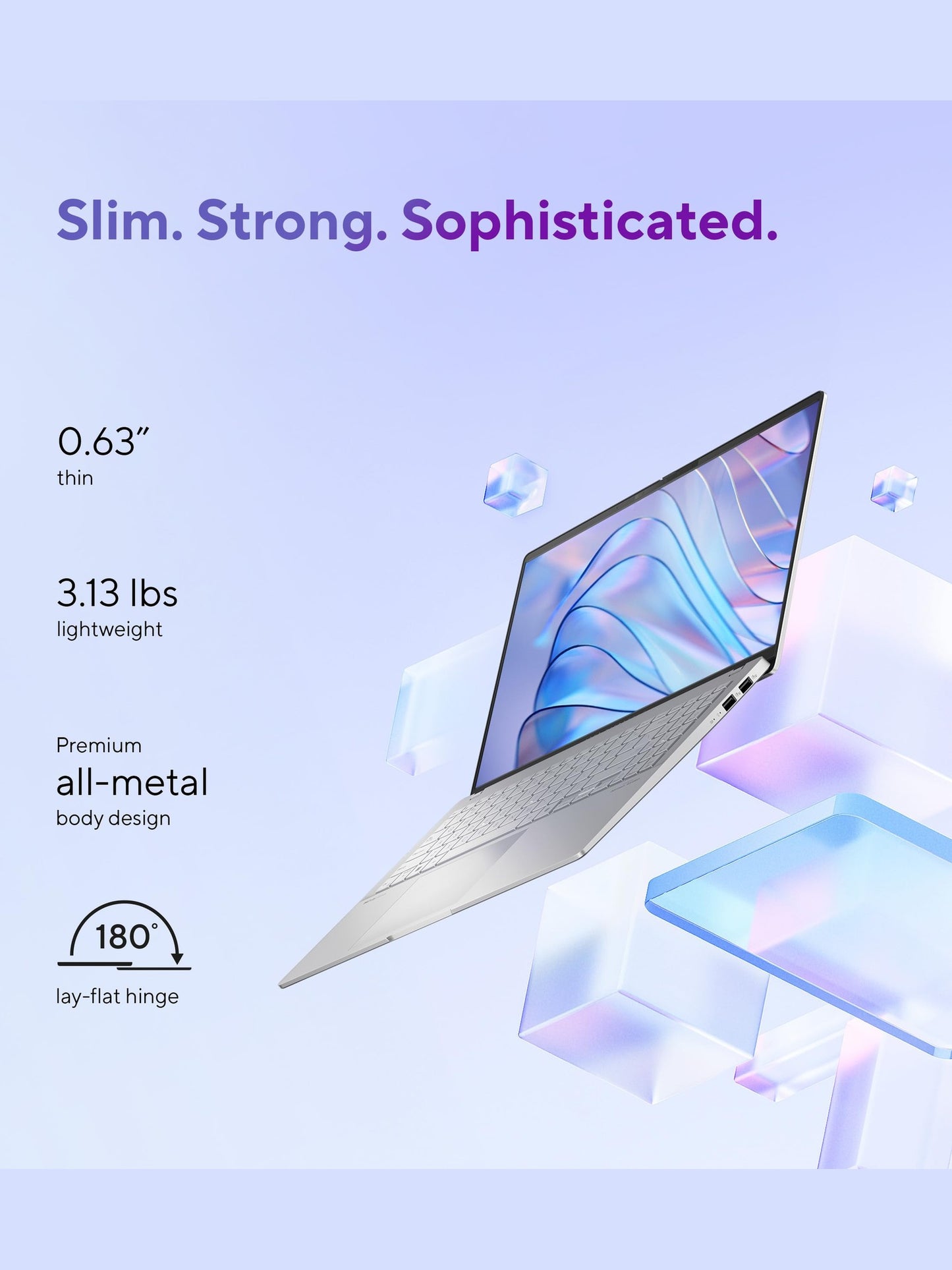 ASUS Vivobook S 15 Laptop; Copilot+ PC, 15.6” 3K 120Hz OLED Display, Qualcomm Snapdragon X Elite X1E-78-100 12-Core Processor, 16GB RAM, 1TB SSD, Windows 11 Home, Cool Silver, S5507QAD-PS96