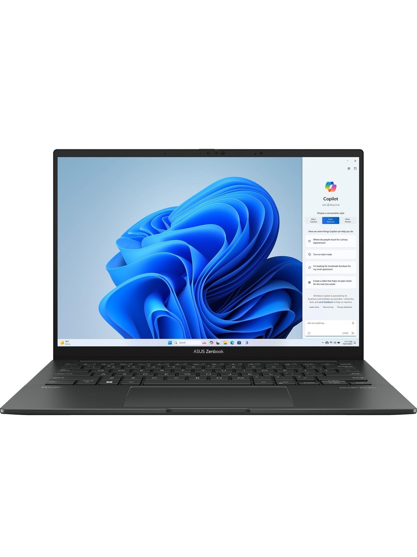 Asus ZenBook 14 OLED Q415 Business Laptop (14" FHD+ Touchscreen, 14-Core Ultra 5 125H (> i7-1360P), 8GB DDR5 RAM, 1TB SSD) AI PC, 15-Hr Long Battery Life, FHD Webcam, Win 11 Home w/AI Copilot