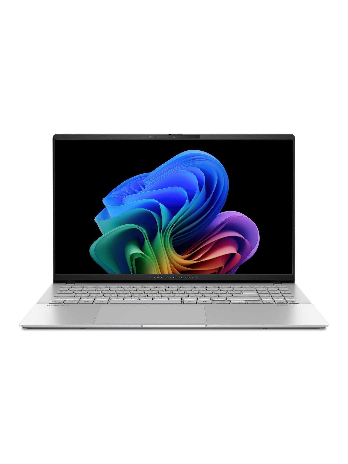 ASUS Vivobook S 15 Laptop; Copilot+ PC, 15.6” 3K 120Hz OLED Display, Qualcomm Snapdragon X Elite X1E-78-100 12-Core Processor, 16GB RAM, 1TB SSD, Windows 11 Home, Cool Silver, S5507QAD-PS96