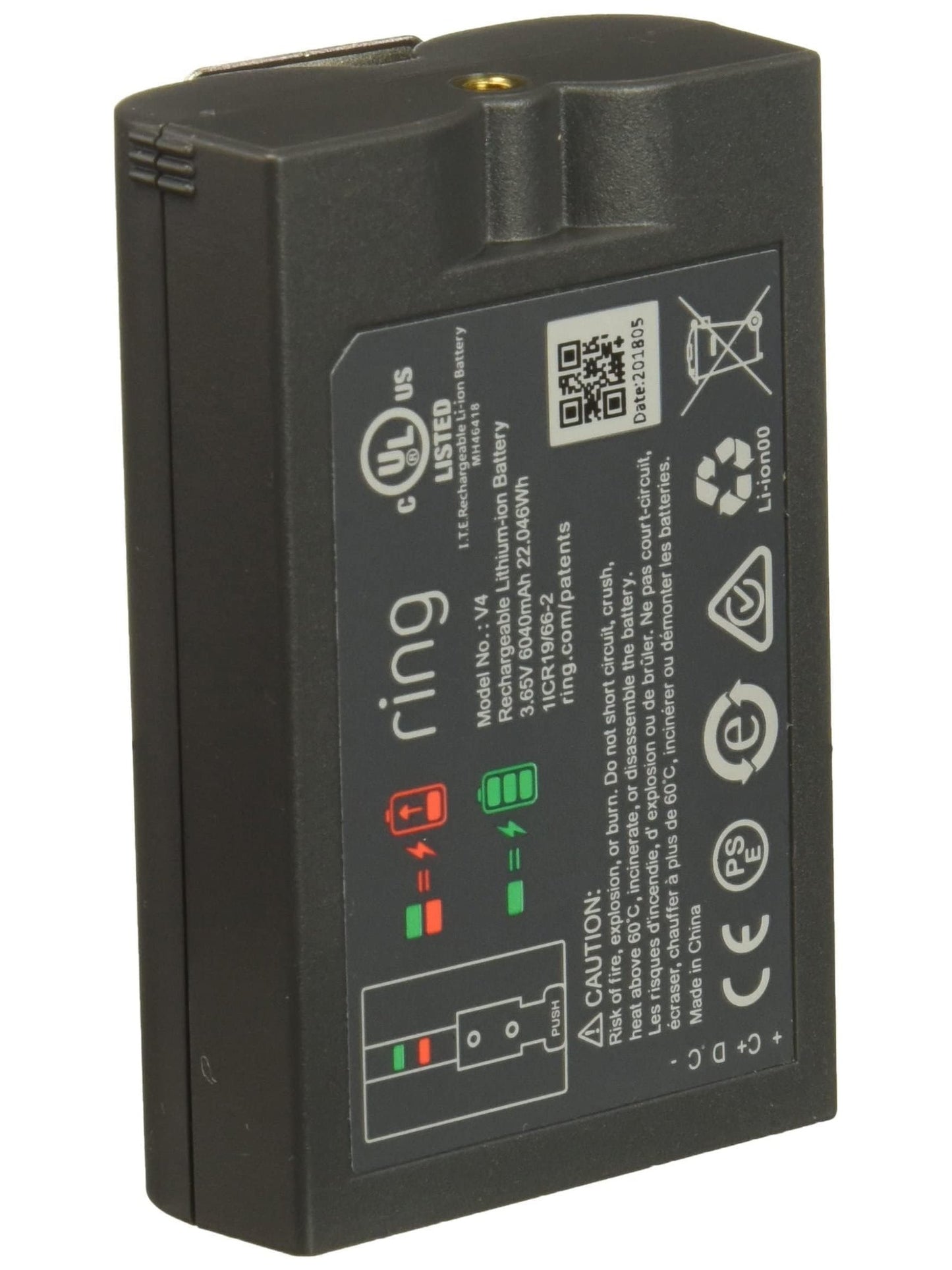 Ring Rechargeable Quick Release Battery Pack