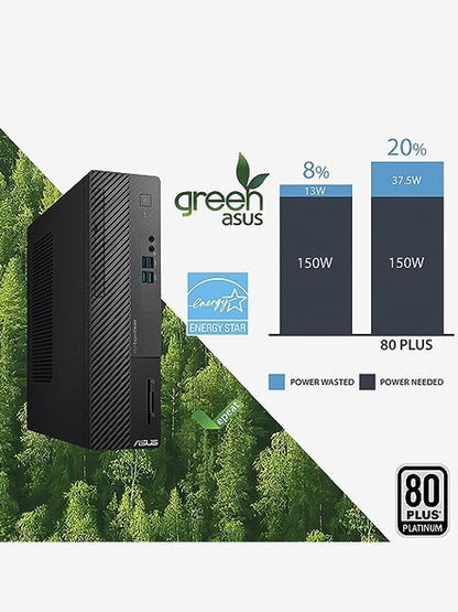 ASUS ExpertCenter D5 Small Form Factor Desktop PC, Intel Core i7-13700, 16GB DDR4 RAM, 1TB PCIe SSD, Windows 11 Pro, Black, D500SE-AH704