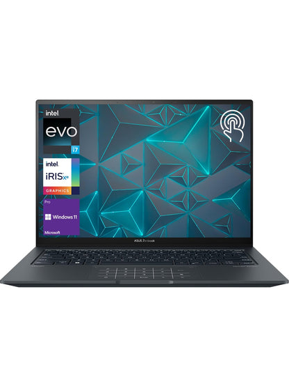 ASUS Zenbook 14X OLED Laptop, 14.5" WQXGA Touchscreen, 13th Gen Intel Core i7-13700H, 16GB RAM, 1TB PCIe SSD, Webcam, Thunderbolts, HDMI, Wi-Fi 6, Windows 11 Pro, Gray