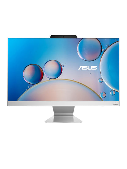 ASUS A3402 All-in-One Desktop, 2024, 23.8" 1920 x 1080 IPS 60Hz Touch, Intel Core i5-1235U 10-Core, Intel Iris Xe Graphics, 8GB DDR4, 512GB SSD, Windows 11 Home, Wi-Fi, BT 5.3, 720p Camera, White